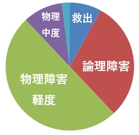 障害別の詳細グラフ